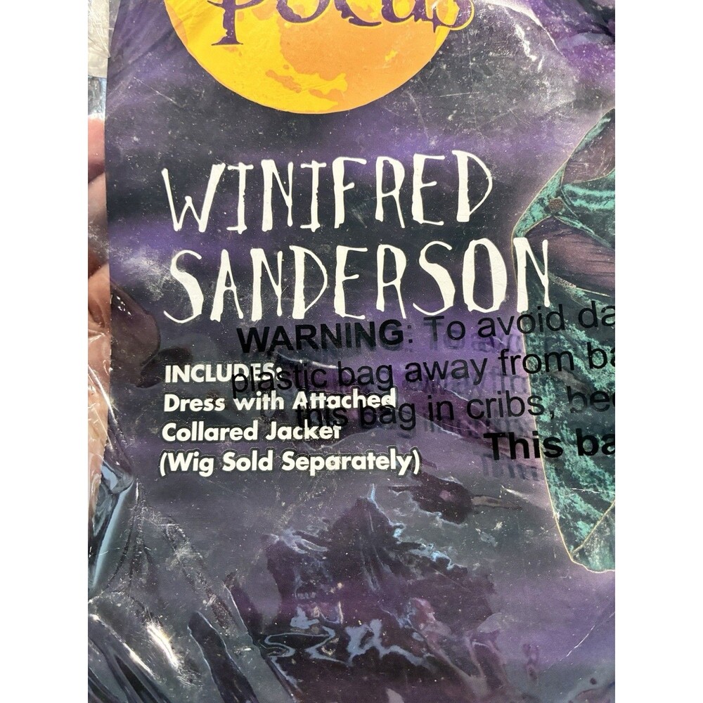 Disney Hocus Pocus Winifred Sanderson Costume Adult XL 14-16 Spirit Halloween - Picture 6 of 8